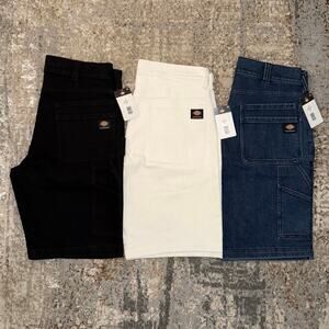 Dickies Skater Duck Canvas Carpenter Jean Shorts Lot of 3 Size 34 Brand New